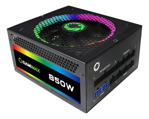 Fuente De Poder Gamemax Rgb 850w Atx Apfc 80+glod Modular