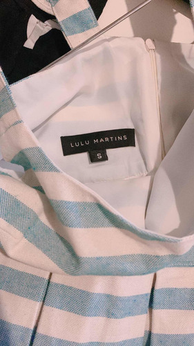 Vestido Rayas Corte A La Cintura Lulu Martins
