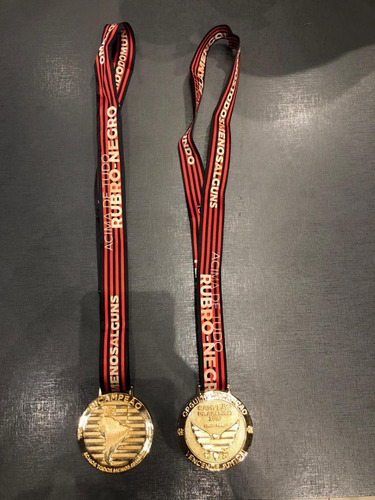Pack Com 2 Medalhas Flamengo Campeão Libertadores 2019