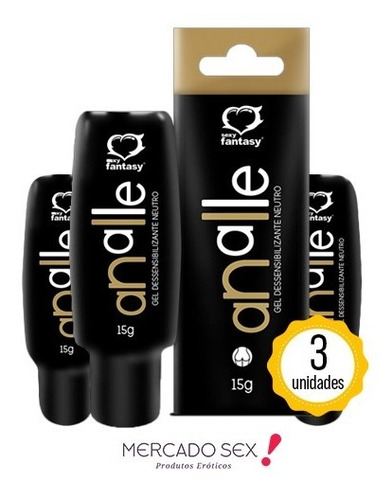 Gel Íntimo Lubrificante Anal Anestésico Extra Forte Sexshop