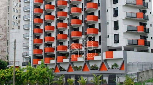 Imagem 14 de 18 de Flat Com 1 Dormitório À Venda, 45 M² Por R$ 430.000,00 - Boa Viagem - Niterói/rj - Fl0011