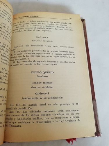 Código De Procedimientos Penales Del Df Guillermo García (Usado)