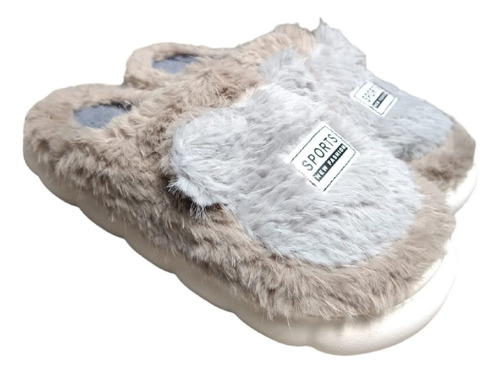 Pantuflas De Moda De Peluche Con Orejitas Fashion