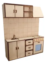 Comprar Bajo Alacena Y Cocina P\u002F Casa De Muñecas Articulada De 29 Cm