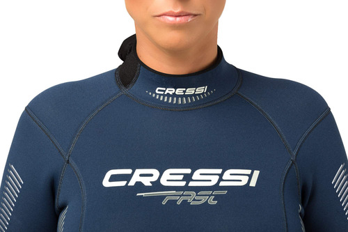 Traje De Neopreno Completo Mujer 3 Mm Cierre Trasero Buceo
