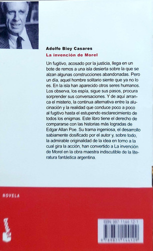 La Invención De Morel, De Adolfo Bioy Casares. Editorial Booket, Tapa Blanda En Español, 2004