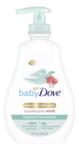 Jabon Liquido Para Bebe Baby Dove Sensitive Baby Wash 384ml