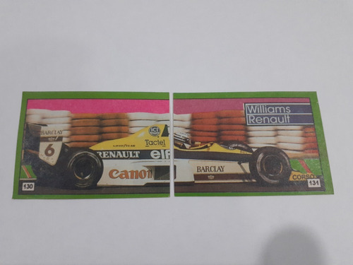 2 Figuritas Super Fierros Num 130 Y 131 Cromy 1990