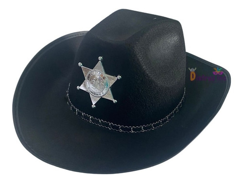 Sombrero Vaquero Sherif Disfraz Vaquero Comisario  Cowboy