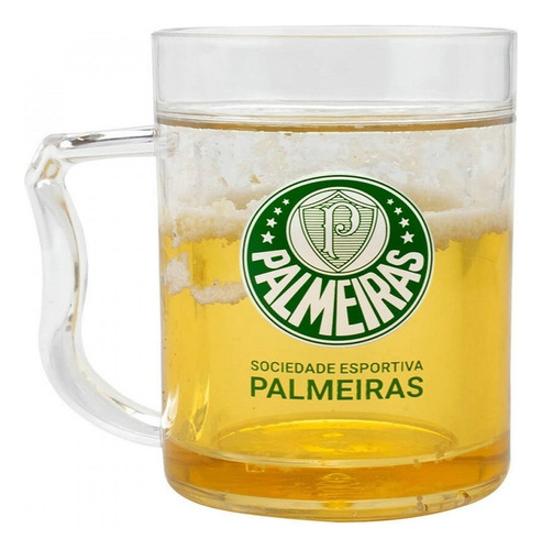 Caneca De Cerveja Time Palmeiras Licenciado 200 Ml