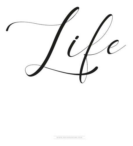 Poster Life. Lamina Sin Marco Cuadro Estilo Nórdico.