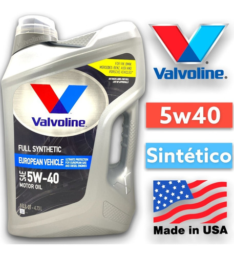 Aceite 5w30 5w20 0w20 5w40 Valvoline Sintetico Nafta Diesel