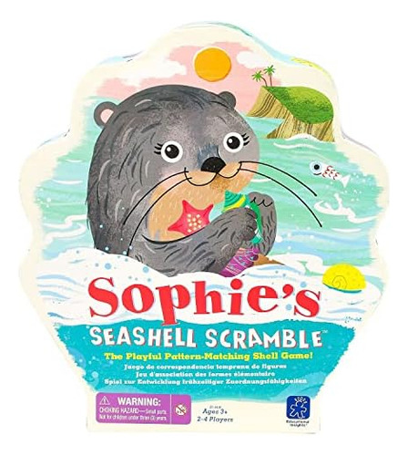 Educational Insights Sophies Seashell Scramble Game Para Niñ