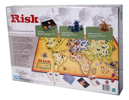 Juego De Mesa Hasbro Gaming Risk: El Juego De La Dominación