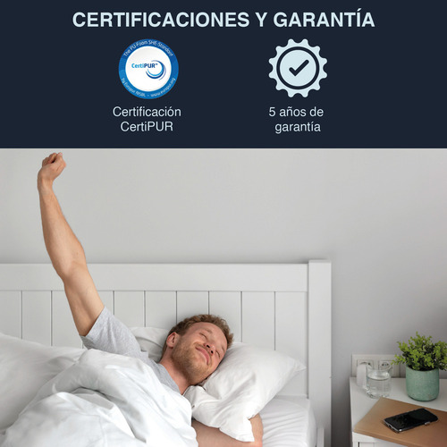 Skycare Colchón Zen King De Espuma Viscoelástica De 6 Geles, De Gel, 25 Centimetros, Espuma De Transición Transpirable, Espuma De Apoyo, 4 Capas De Confort, Memory Foam Suave Ergonomico En Caja