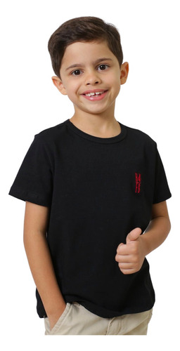 Camiseta Infantil Basic Preta