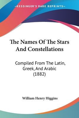Libro The Names Of The Stars And Constellations: Compiled...