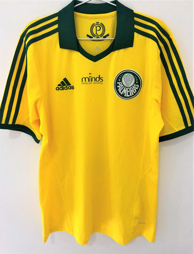 Camisa Palmeiras Brasileiro 2015 Eguren Amarela Jogo Único