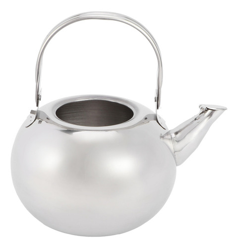 # 304 Stainless Steel Silver Teapot With Flat Bottom I