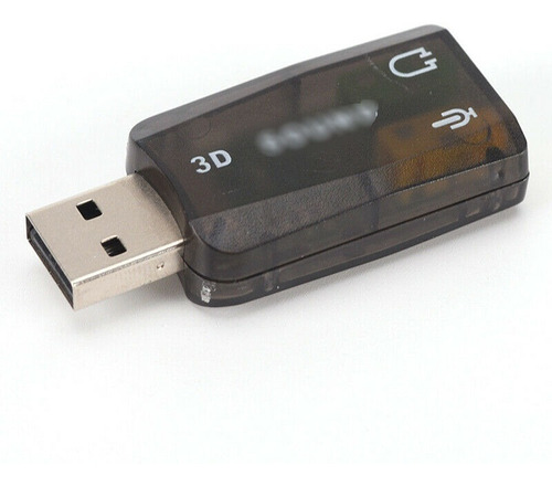 Tarjeta De Sonido Usb Audio 5.1 Canales Digital 3d Virtual D