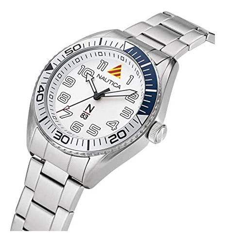 Reloj Para Hombre Nautica N83 Finn World. Napfwf203 Color De La Correa Observar Descripción Color Del Bisel Observar Imagen Y Descripción Color Del Fondo Presente En La Descripción