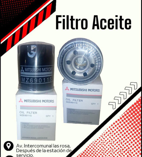 Filtro Aceite Mitsubishi Lancer 2.0 Montero Sport/galant