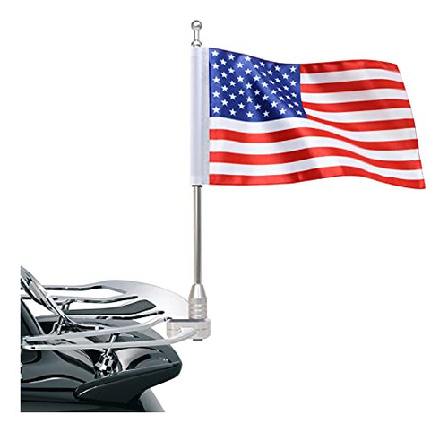 Bandera De Motocicleta Bandera Estadounidense Honda Gol...