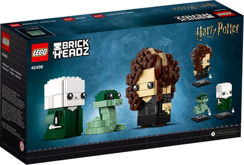 Lego Brick Headz Voldemort, Nagini Y Bellatrix 40496