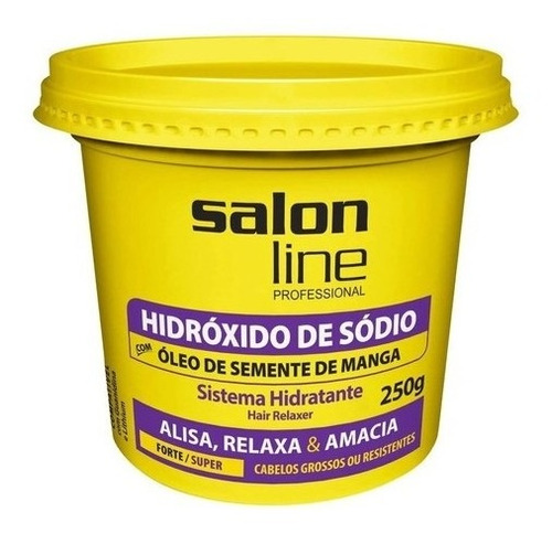 Creme Relaxante Hidróxido Sódio Manga Super Salon Line 250g