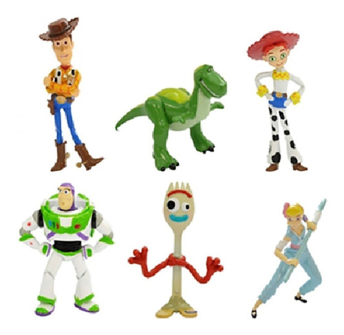 Figuras Sorpresas Toy Story Woody Buzz Rex Forky Bobeep 6cm