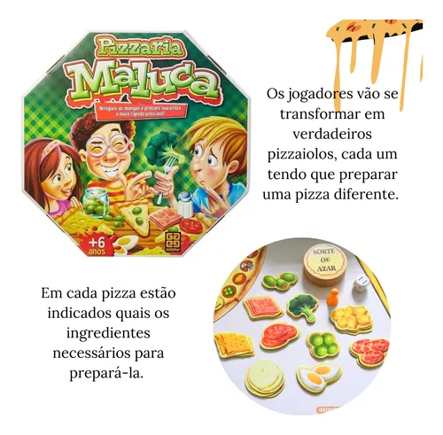 Jogo Pizzaria Maluca, Jogo de Tabuleiro Grow Usado 28756404