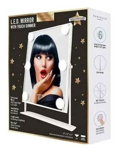 Espejo Estilo Hollywood De Tocador Led Touch Oferta