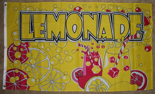 Bandera De Limonada Business Concesión Soporte Sign 3 x 5 fo