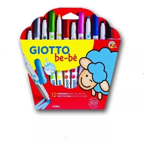 Marcadores Giotto Bebe X12 Colores
