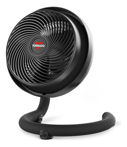 Ventilador Circulador De Aire Mediano 623, Color Negro