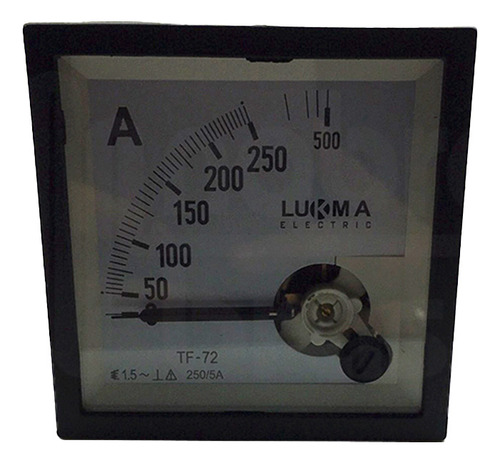 Amperímetro Analógico Lukma Lk-a72 250/5a