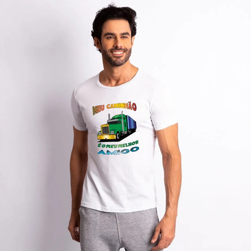 Imagem 4 de 6 de Camiseta Para Caminhoneiro - Melhor Amigo Caminhão