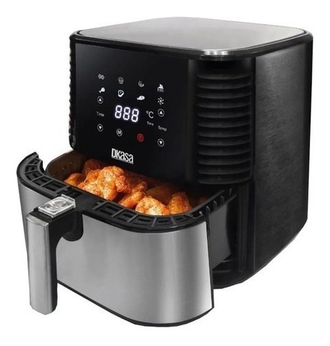 Imagen 1 de 5 de Olla Freidora Dkasa 5 Litros Air Fryer 80% Menos Aceite