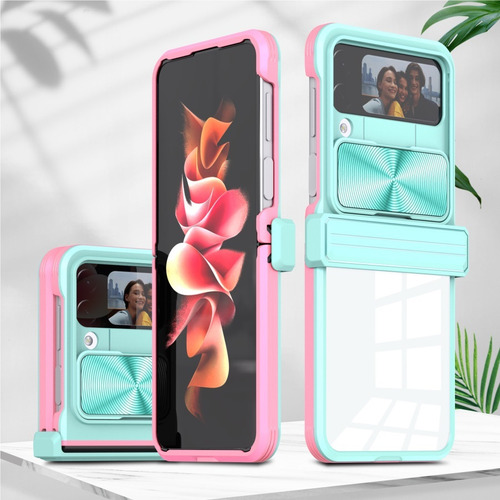 Funda Para Galaxy Z Flip 4 Bisagras Y Protección Cámara
