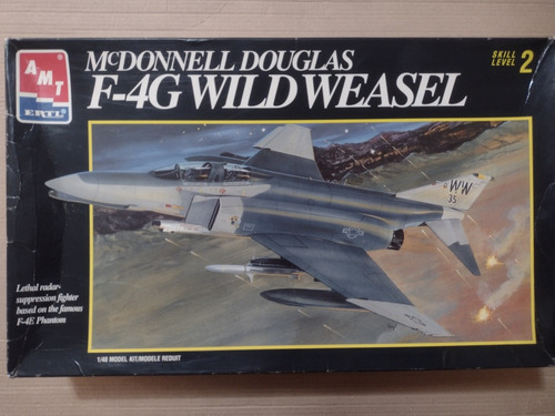   Avião F-4g Wild Weasel - 1:48 Amt