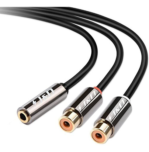 Cable Rca De 0.138 En Un 2 Rca Chapado En Oro J Y D [carcasa