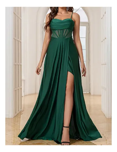 Vestido Quince Fiesta Ultima Moda Xl Esmeralda