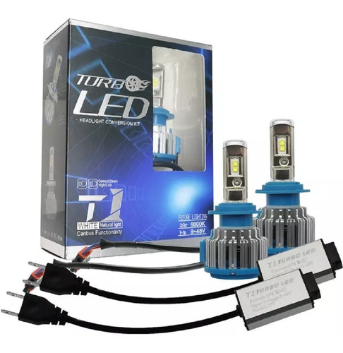 Bombillos Led Alta Potencia Luz Blanca H7 Original Turboled