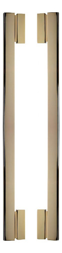 Puxador Para Porta Moma Gold Dourado Zen Duplo 50 Cm -500 Mm