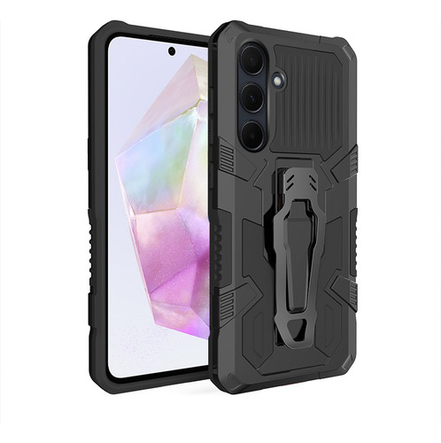 For Samsung Galaxy A35 5g Belt Clip Stand Hard Armor Case