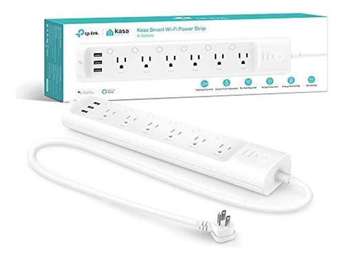 Kasa Smart Plug Power Strip Hs300, Protector Contra Sobreten