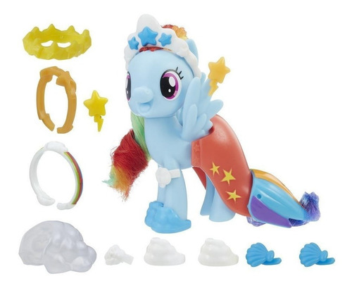 Figura My Little Pony Terra E Mar - Rainbow Dash