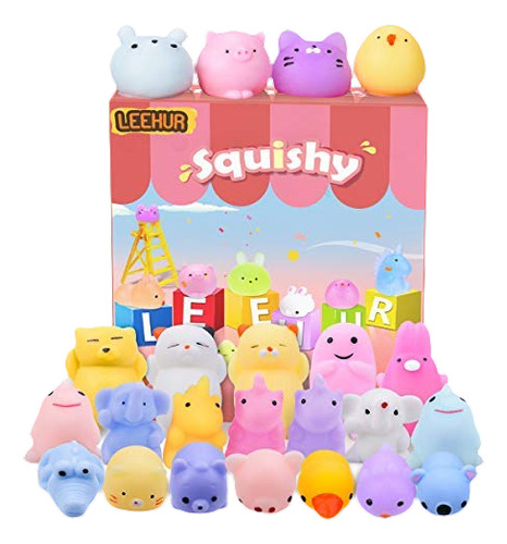 20pcs Squishy Toy, Leehur Favor De La Fiesta Mini Cute Squee