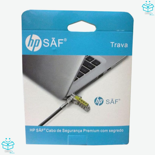Trava De Segurança Com Senha Hp Giratória Para Notebook