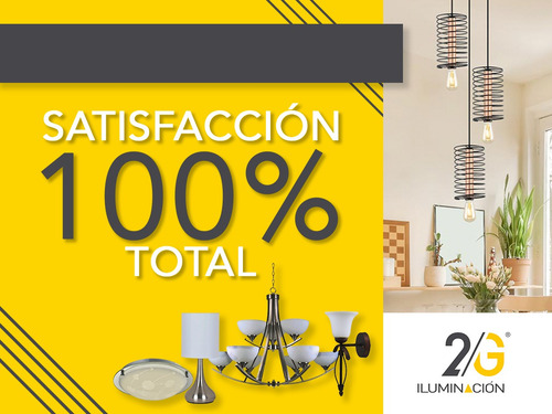 Lámpara Colgante Led 15 W Cromada Maya 2g Iluminación Color Cromo